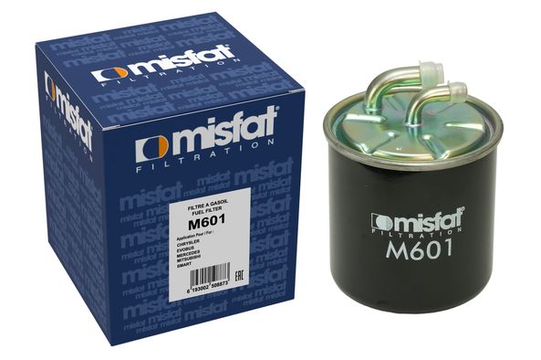 Filtre à carburant (Filtre à gasoil) MISFAT FILTRATION ref. M601